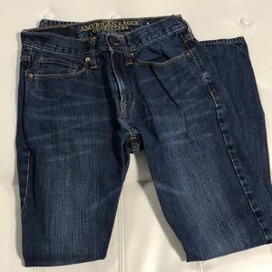 American Eagle Slim Straight 28x32 Blue Jeans